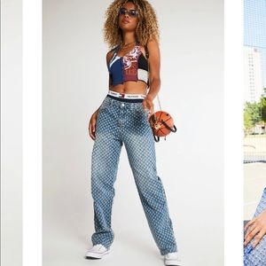 Jaded London baggy boyfriend jeans